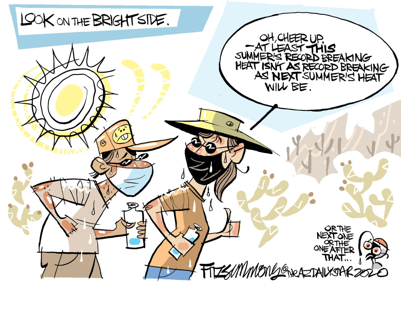 Daily Fitz Cartoon: Hot